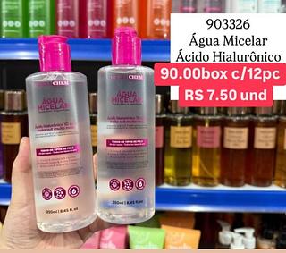Água micelar - ácido hialurônico