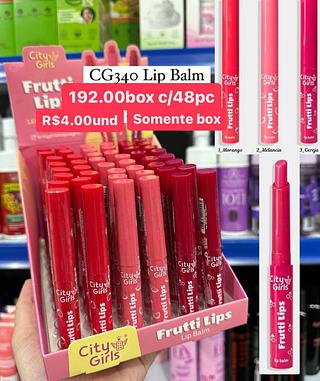 lip balm box com 48 pçs