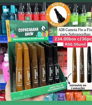 Caneta fio a fio para sobrancelha